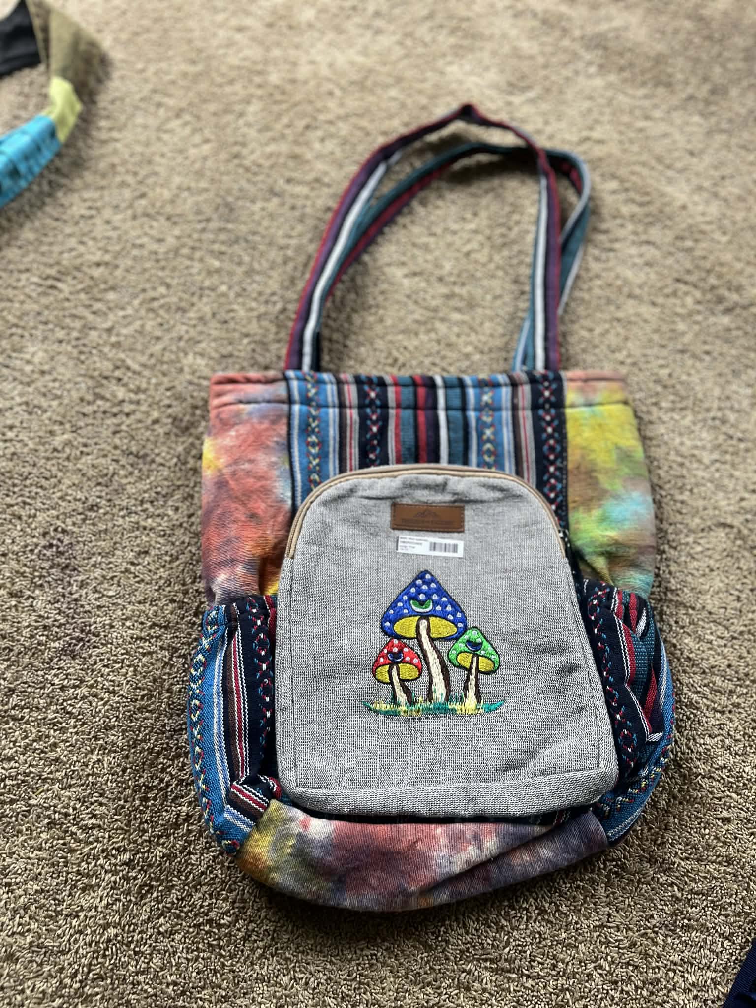 hemp mushroom-print shopping