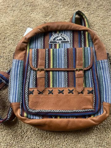 leather cotton  bigbackpack